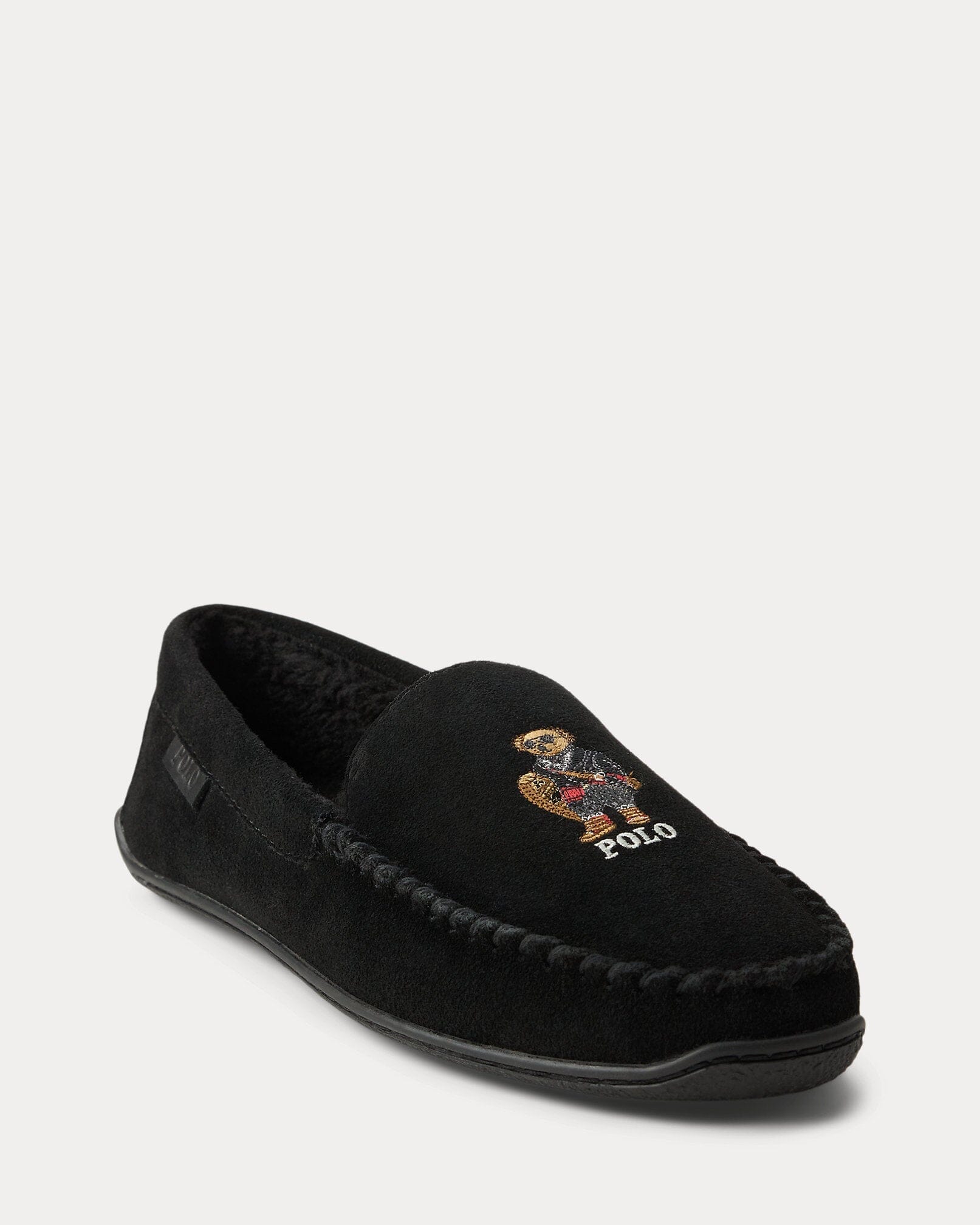 Ralph Lauren Brenan Polo Bear Wildleder-Slipper